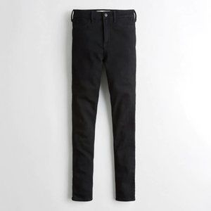 Like New Black Hollister High-Rise Skinny Jeans